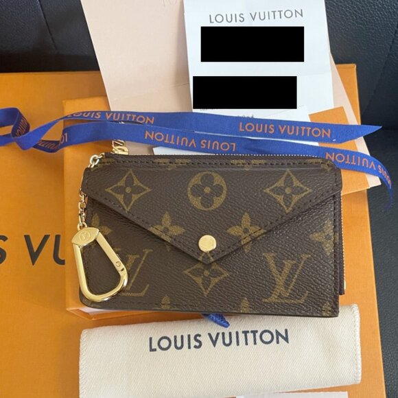 LOUIS VUITTON RECTO VERSO NOIR CARD WALLET - Picture 1 of 4